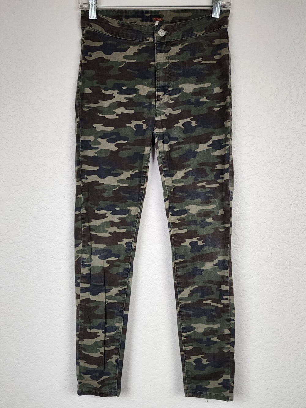 Free People Cotton Camo Camouflage Size 25 Skinny Jeans